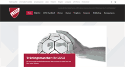 Desktop Screenshot of lugihandboll.se