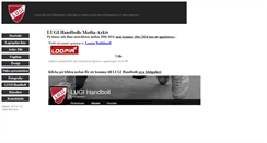 Desktop Screenshot of lugihandboll.net