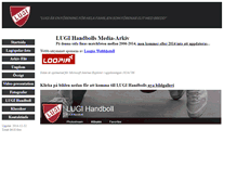 Tablet Screenshot of lugihandboll.net